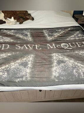Rare, limited edition Alexander McQueen Black Silk Garment with Label